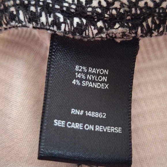 Torrid Houndstooth Mid-Rise Black and White Pants Size 10 - Picture 7 of 9